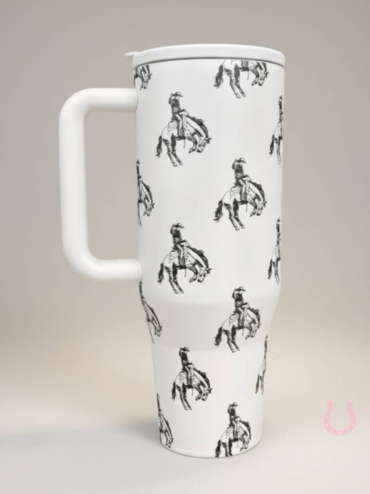 Gobelet Western Buckin' Bronco (40 oz) pour la vente par Bridle Up Hope Shop