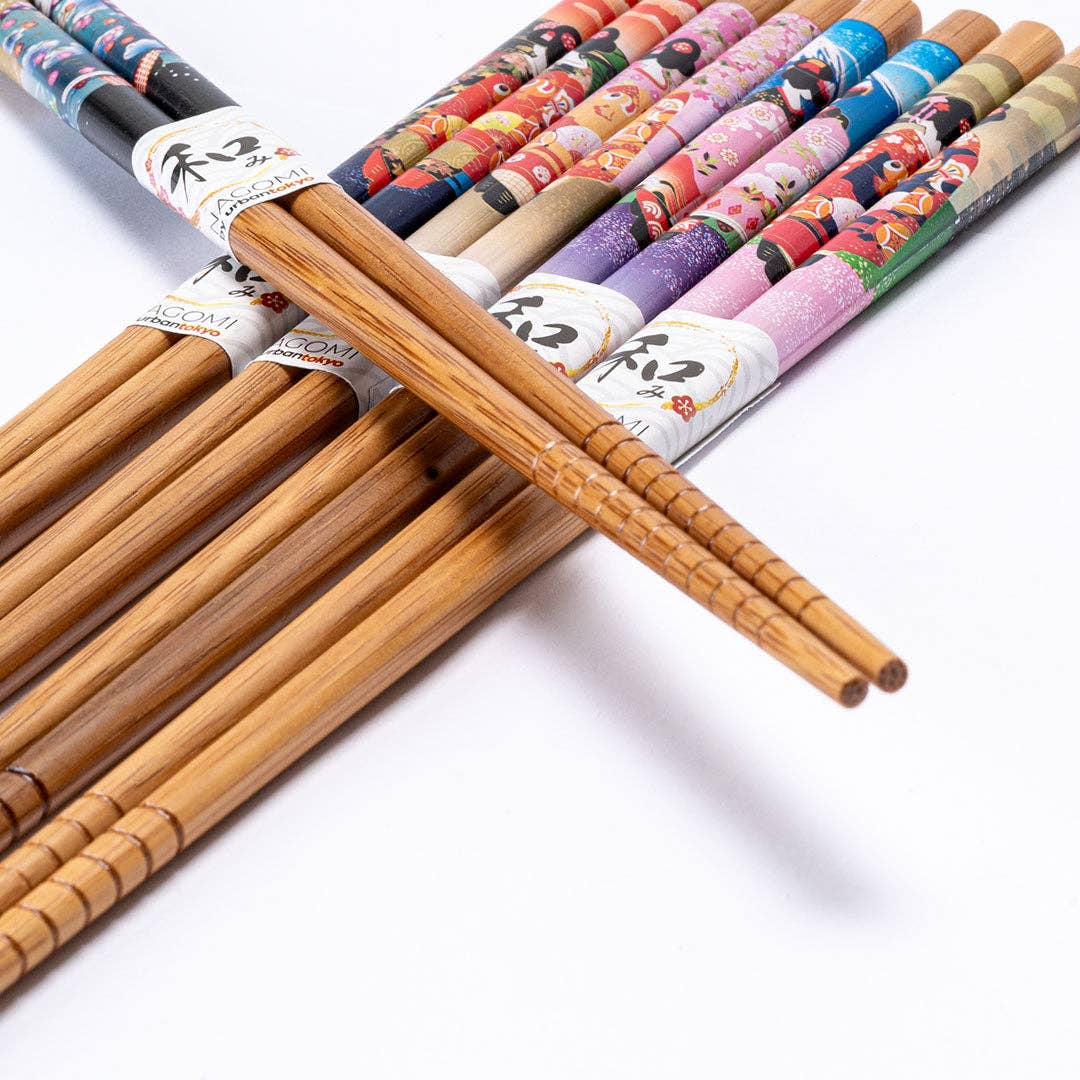 Urban Tokyo - Wholesale Chopsticks - 5 Piece Chopsticks Set Geisha (10/200)2