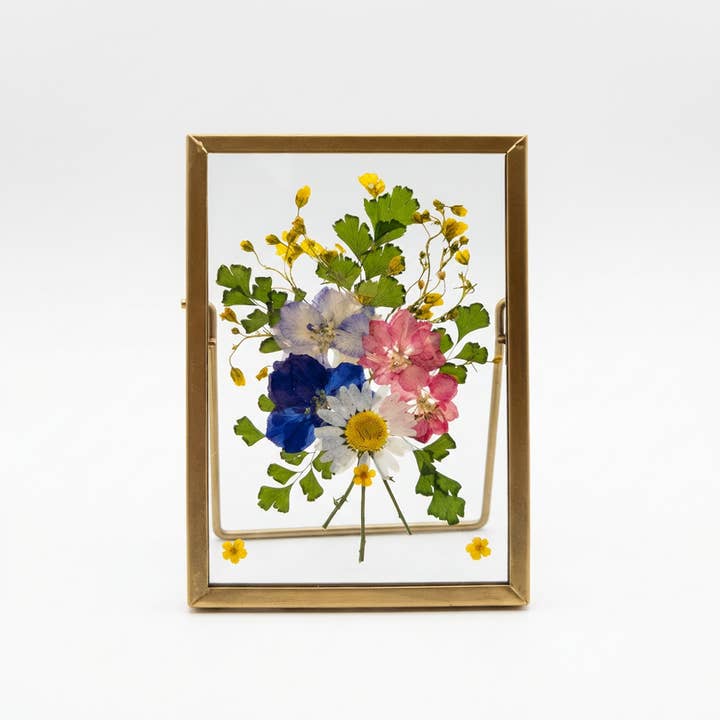 Sunnie Lane - Wholesale Desk/Tabletop Sign - Real Pressed Flower Frame - Beautiful Flower Art22