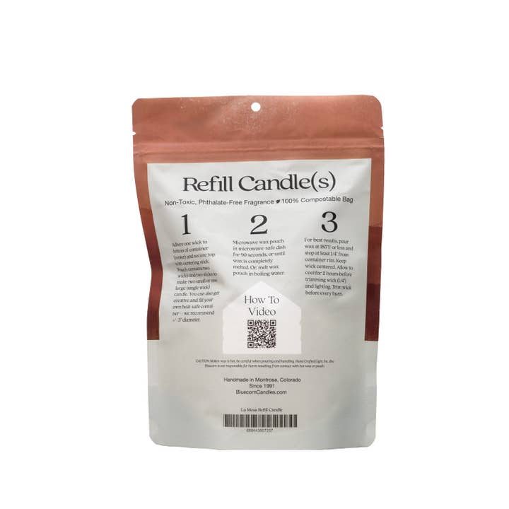 Bluecorn Candles - Wholesale Jar/Filled Candle - Zero-Waste Candle Refill Pouches – Aromática Scented Candles6
