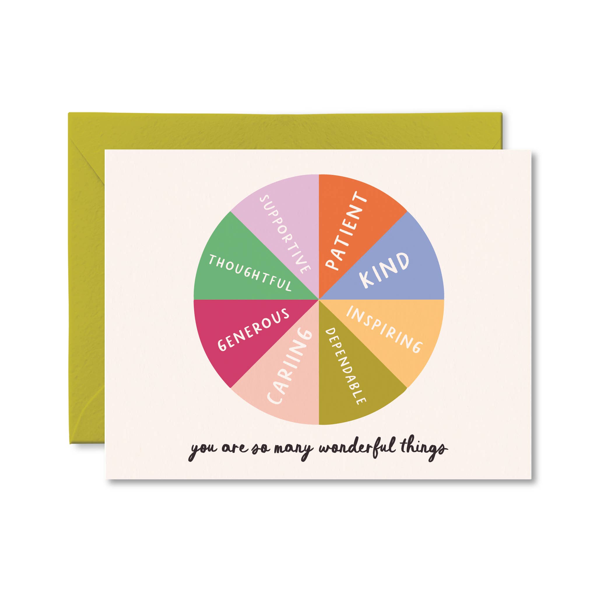 Pretty by Her - Wholesale Thank You Card - So Many Wonderful Things Card - Cute Thank You Card