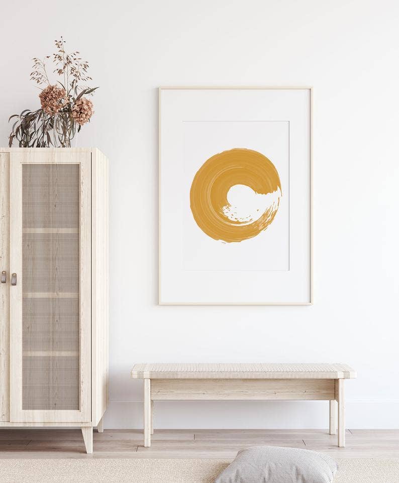 Sara Cristina Design - Wholesale Art Print - Yellow Wave3