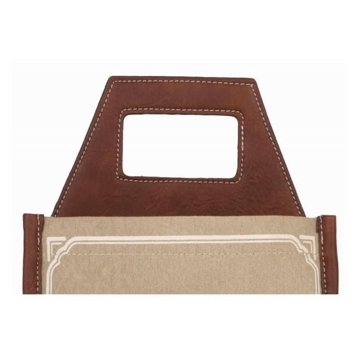 Mona B. - Wholesale Beer/Wine Caddy - Great Minds Up-Cycled Canvas Beer/Wine Caddy3