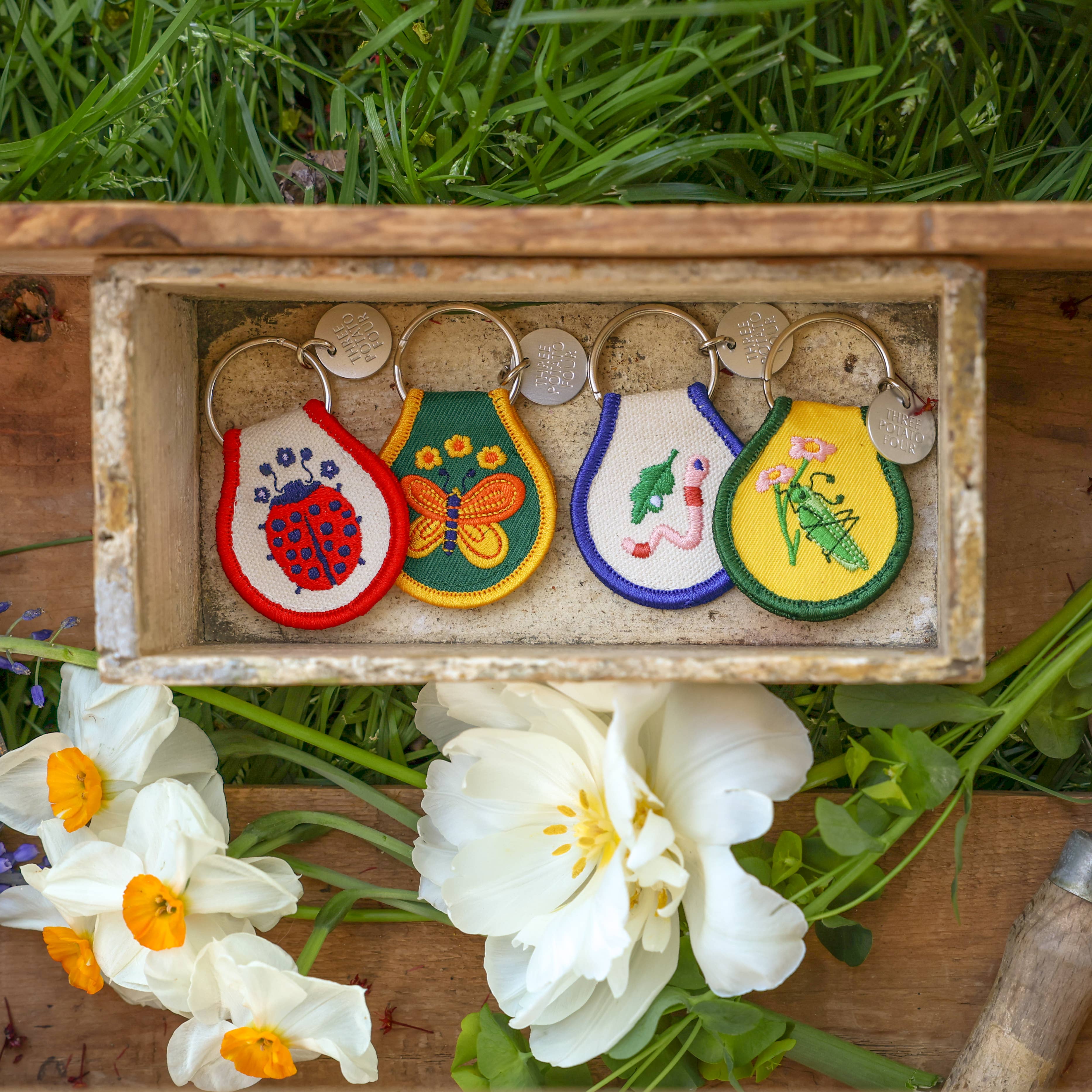 Three Potato Four - Wholesale Keychain - Unisex - Patch Keychain - Butterfly2