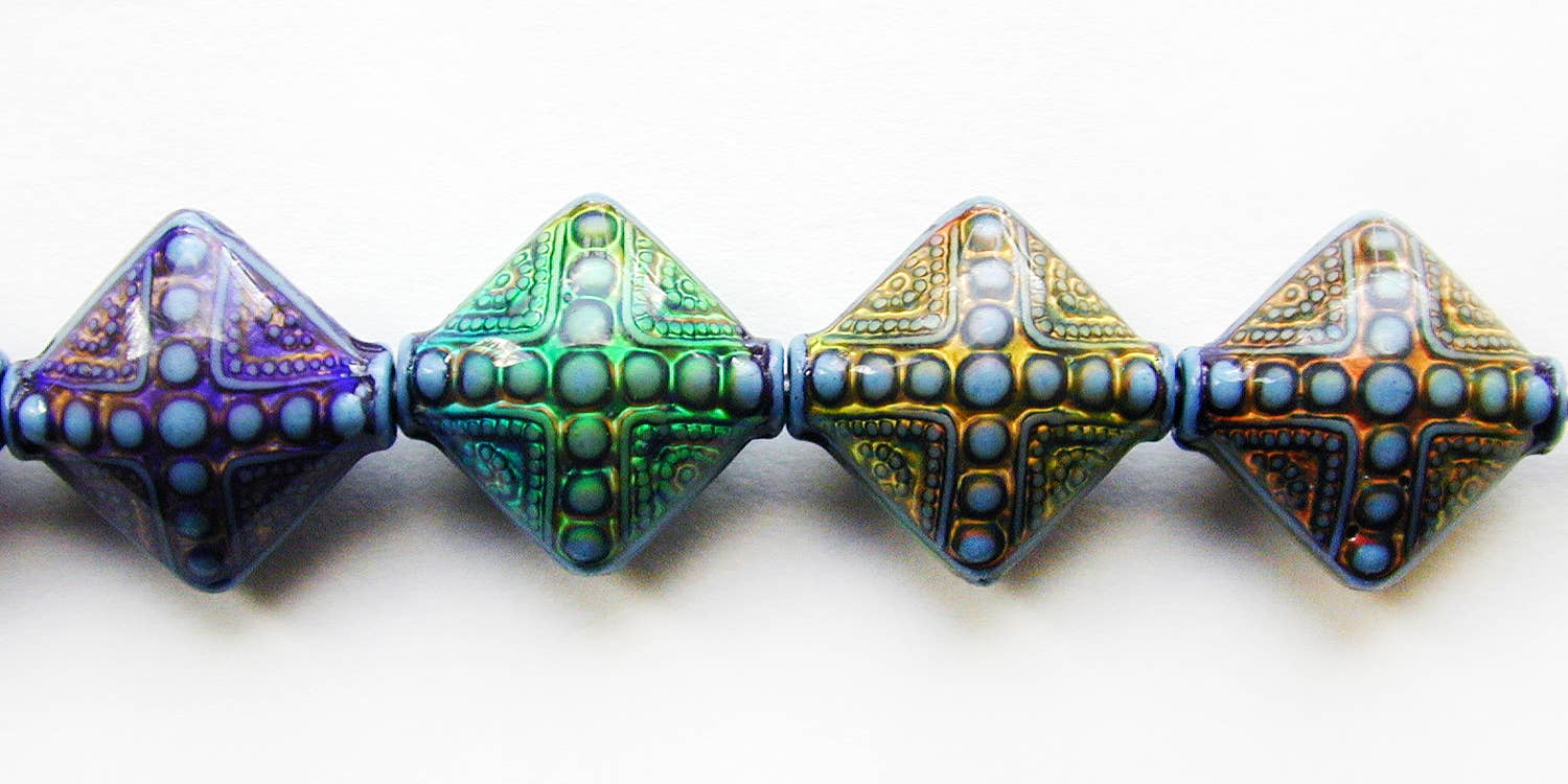 Tika - Wholesale Beads - Mirage Beads (Polymer)- Sapphire1