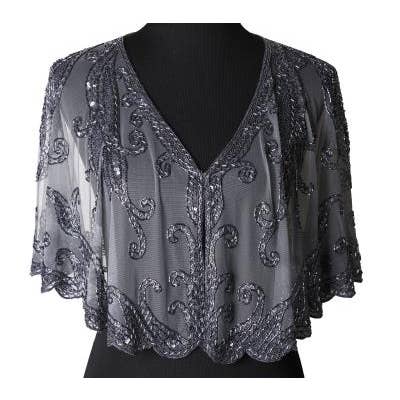 Western Fashion - Wholesale Cape - Women's - 8906 - Beaded Flapper Cape28