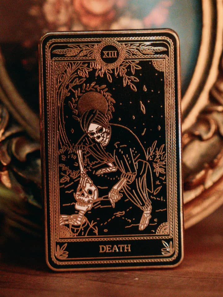 Hard-Enamel Pin - "Death" for wholesale by 13th Press