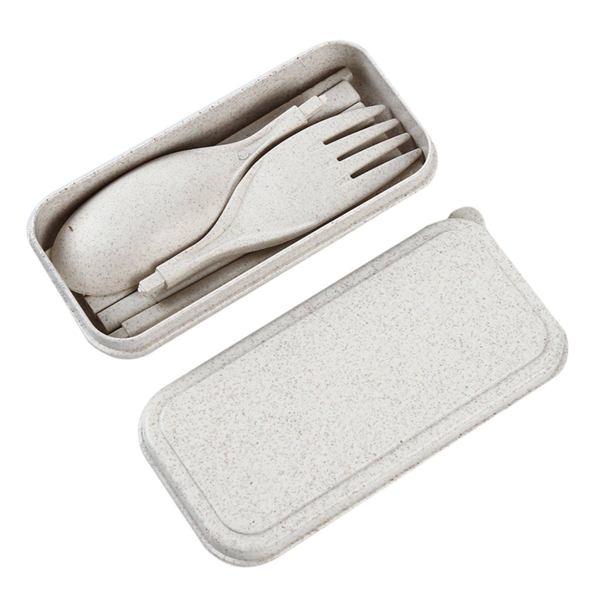 Homerely (We Cover All Import Duties) - Wholesale Assorted Cutlery Set - Mini Biodegradable Wheat Straw Cutlery Set3