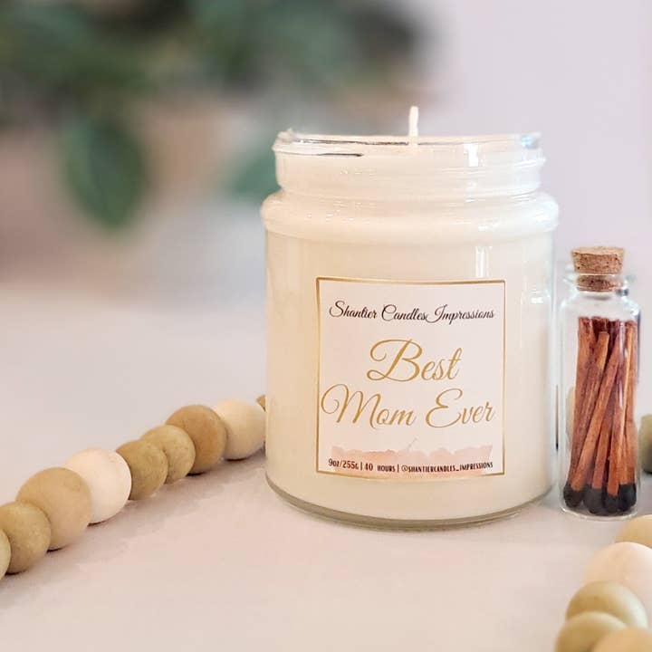 Shantier Candles Co. - Wholesale Jar/Filled Candle - Best Mom Ever Candle