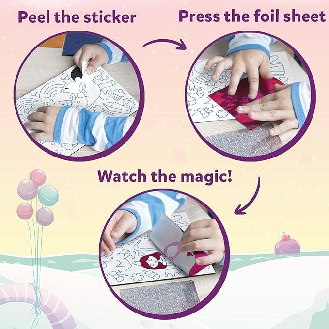 Skillmatics - Wholesale Art Set - Kids & Baby - Skillmatics - Foil Fun - Unicorn and Princess Craft Kits6