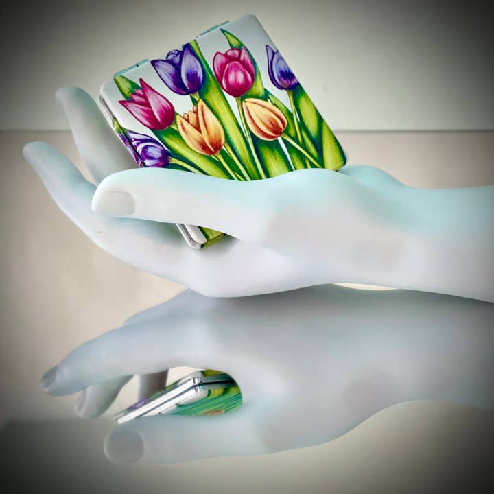Compact Mirrors - Spring Blooms (limited collection) for wholesale by DCW Inspired