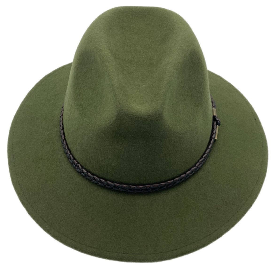 Jacaru Australia - Vente Chapeau en feutre – unisexe - Chapeau Fedora Jacaru 1847 Outback17