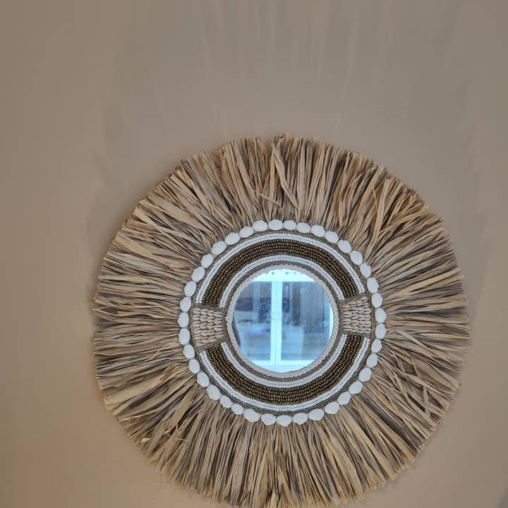 Bohemian decorative mirror for wholesale by Bali and co