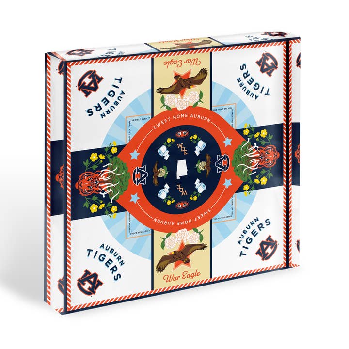 Auburn Tigers Acrylic Block Art for wholesale by Saturday Silks