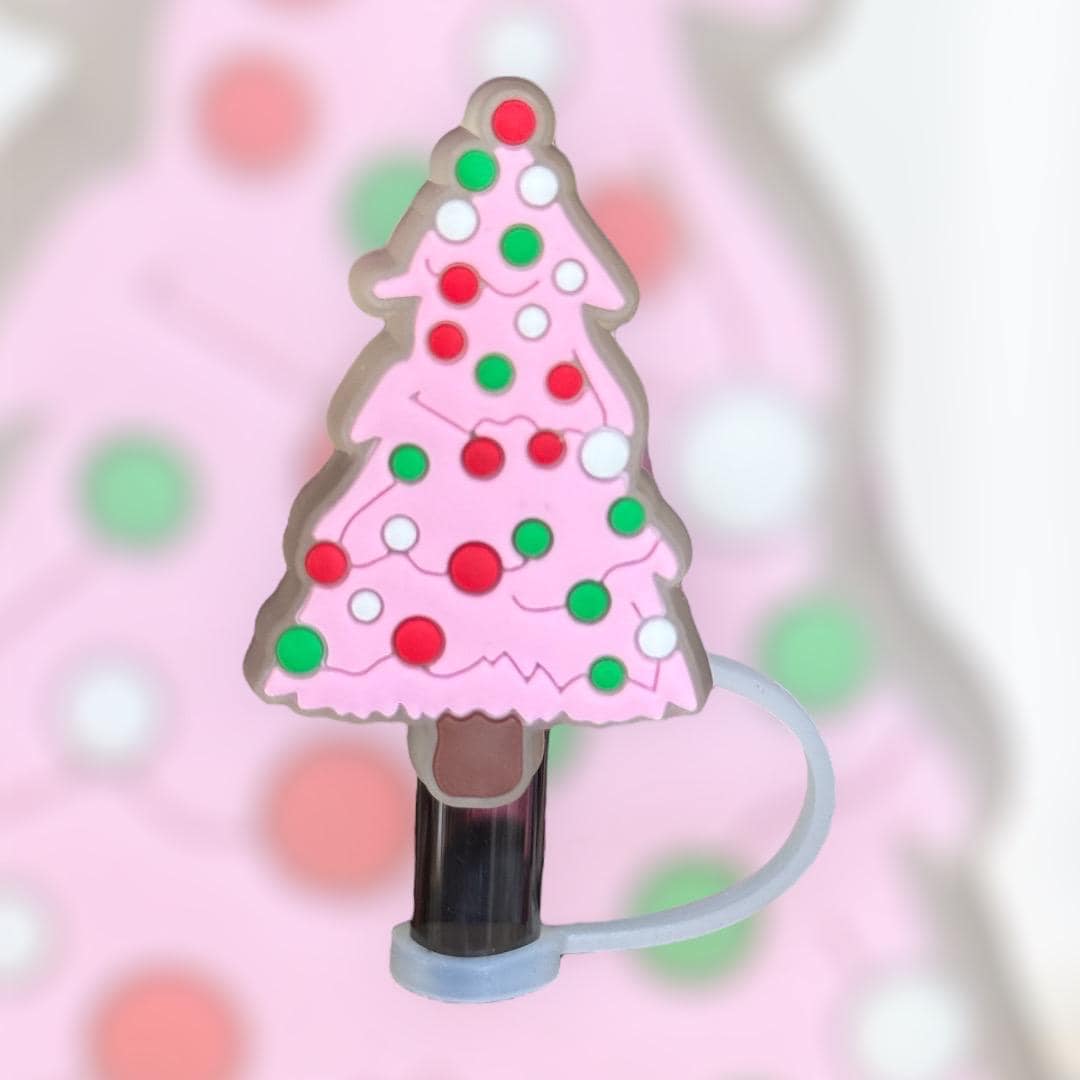 Sip n' Style Shop Co. - Wholesale Drinking Straw - LED Pink Tree | Straw Topper 10mm0