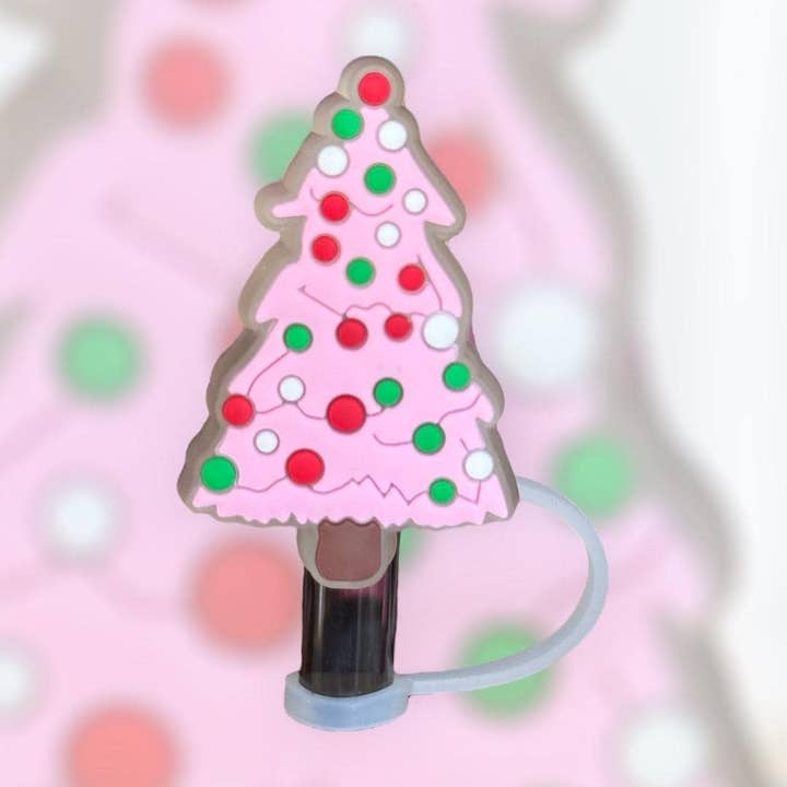 Sip n' Style Shop Co. - Wholesale Drinking Straw - LED Pink Tree | Straw Topper 10mm