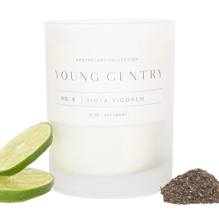 Apothecary Candle | No 08 | Viola vigorem for wholesale by Young Gentry