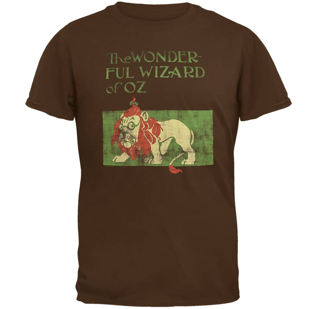 Official Store - Wholesale Screen Printed T-Shirt - Men's - Wizard Of Oz - Wonderful Lion Men's T Shirt0