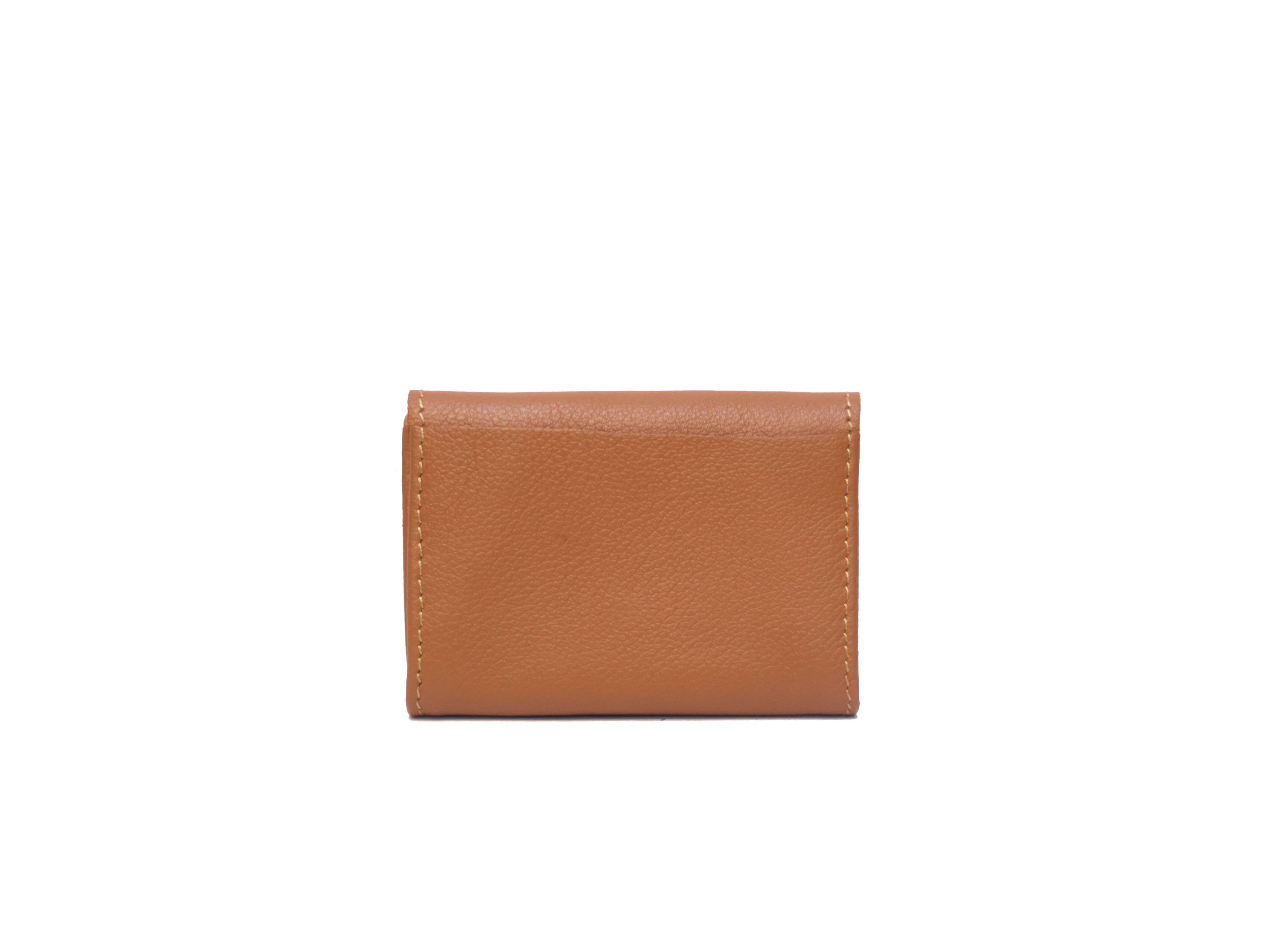 Royal marais - Wholesale Coin Purse - Women's - Tuc triple flap wallet cowhide leather4