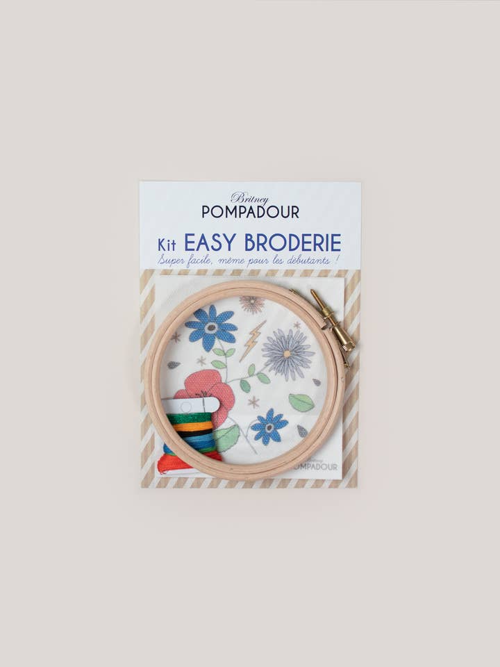 Big Kit Easy Embroidery - Flowers for wholesale by Britney Pompadour - Broderie - Embroidery kit