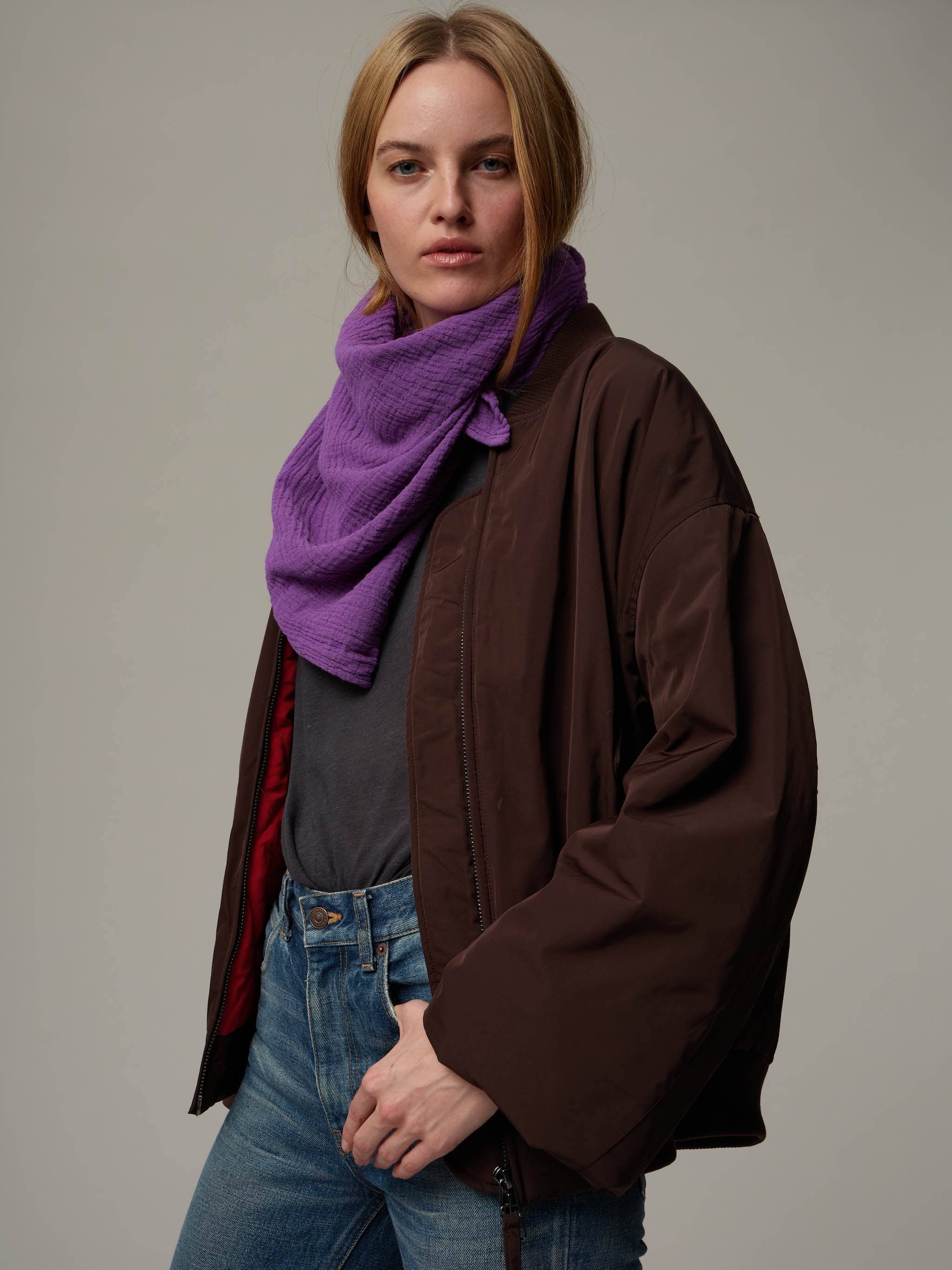 WAYDA – wholesale Halsduk - Dam – LILA Magi4