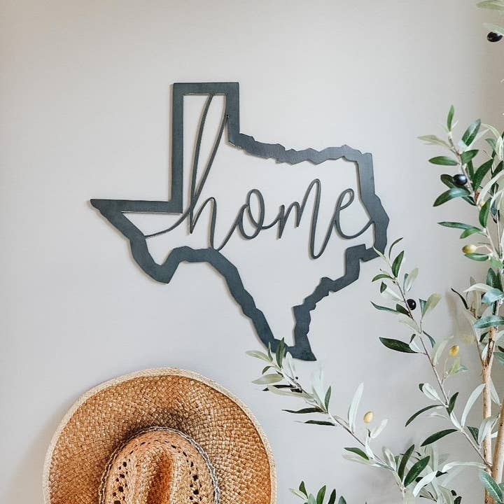 Texas Home Script Sign for wholesale by Keystone Steel Co.