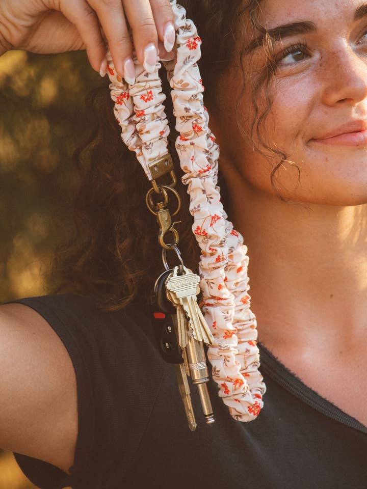 Fall Floral Lanyard for wholesale by Shop Andi