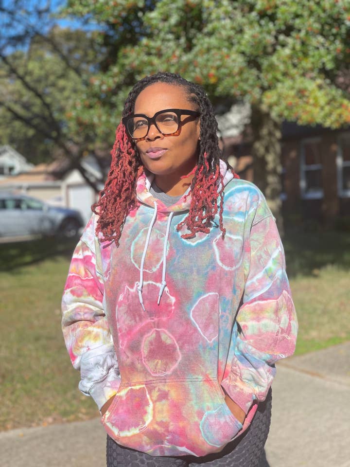 Geode Ice Dye Hoodie for wholesale by Just BU Apparel