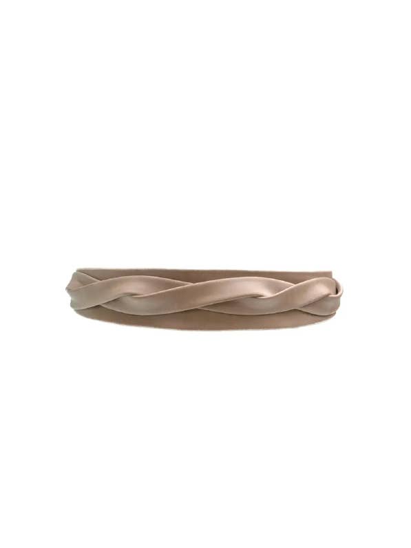 Midi Wrap Belt – Taupe | Adjustable One-Size for wholesale by ADA Collection Belts