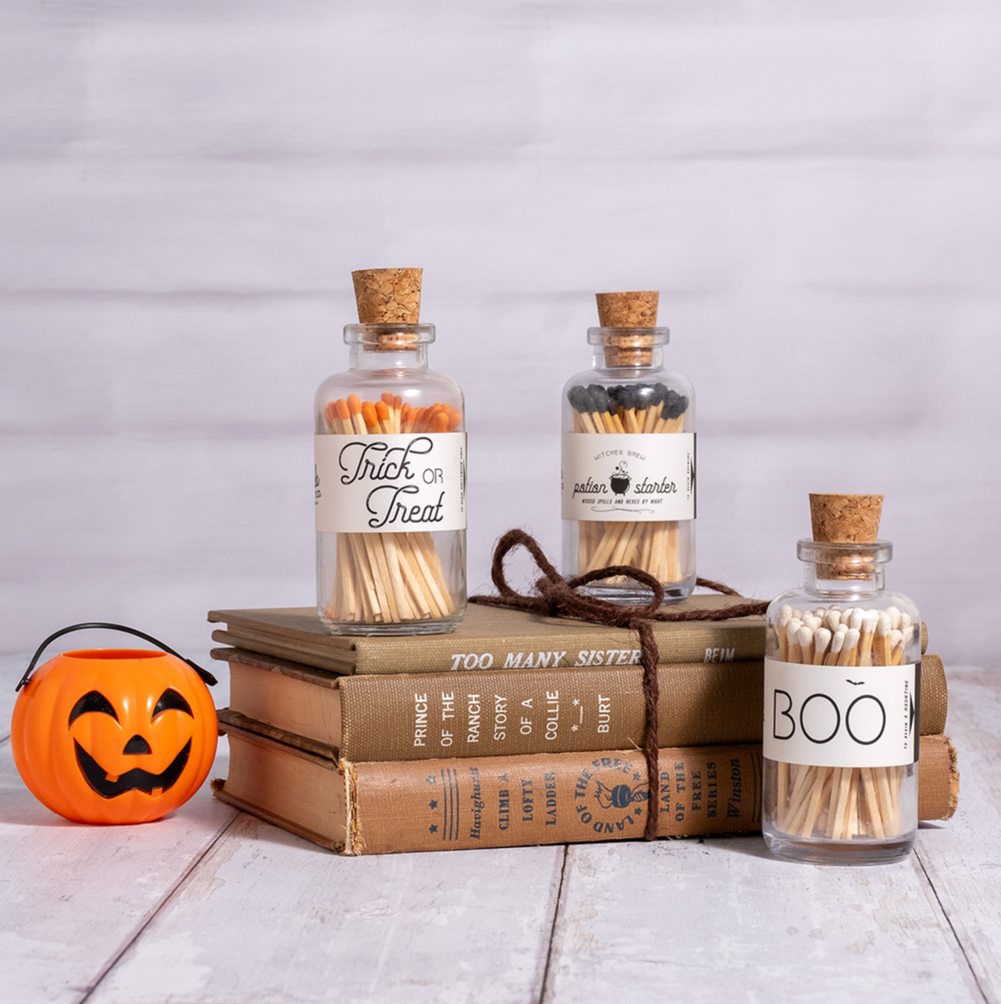 Made Market Co. - Wholesale Decorative Tabletop Object - Decorative Vintage Books Decor - Neutrals  Set of 310