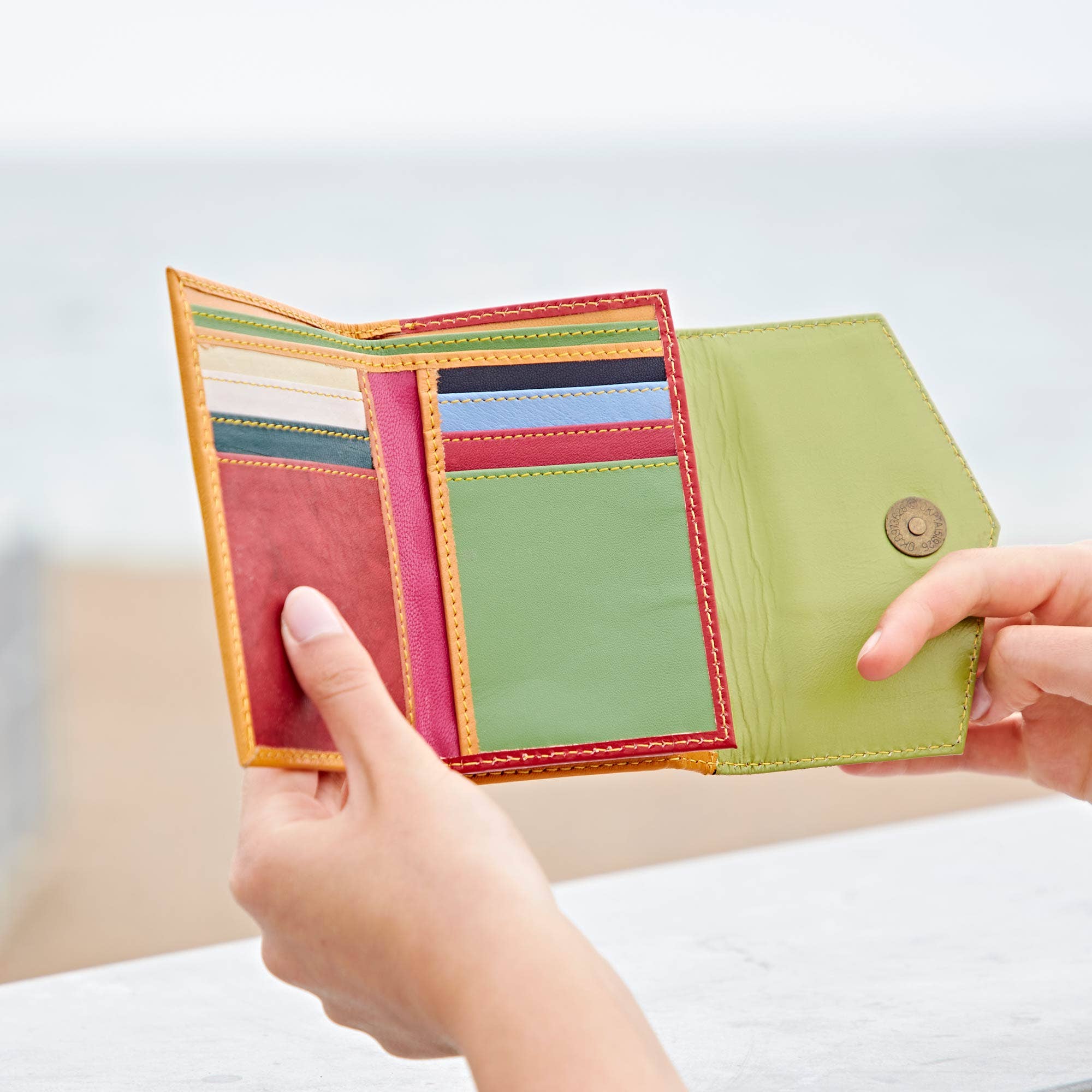 The Paper High Gift Company Limited - Wholesale Wallet - Women's - Recycled Multicoloured Leather Purse - Handmade2