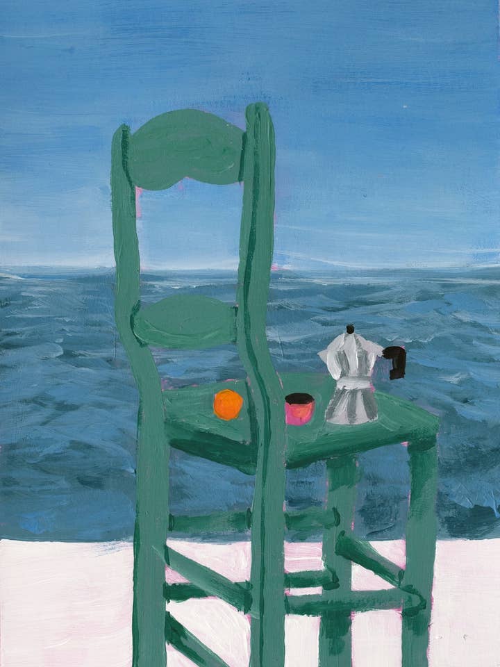 Percolator On A Chair (Print) for wholesale by okay leni