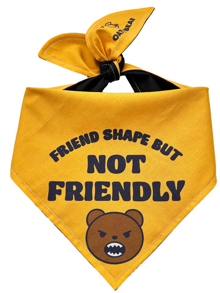 Bandana pour chien Friendshape pour la vente par Oaty Bear: Cute Accessories for Cute Dogs