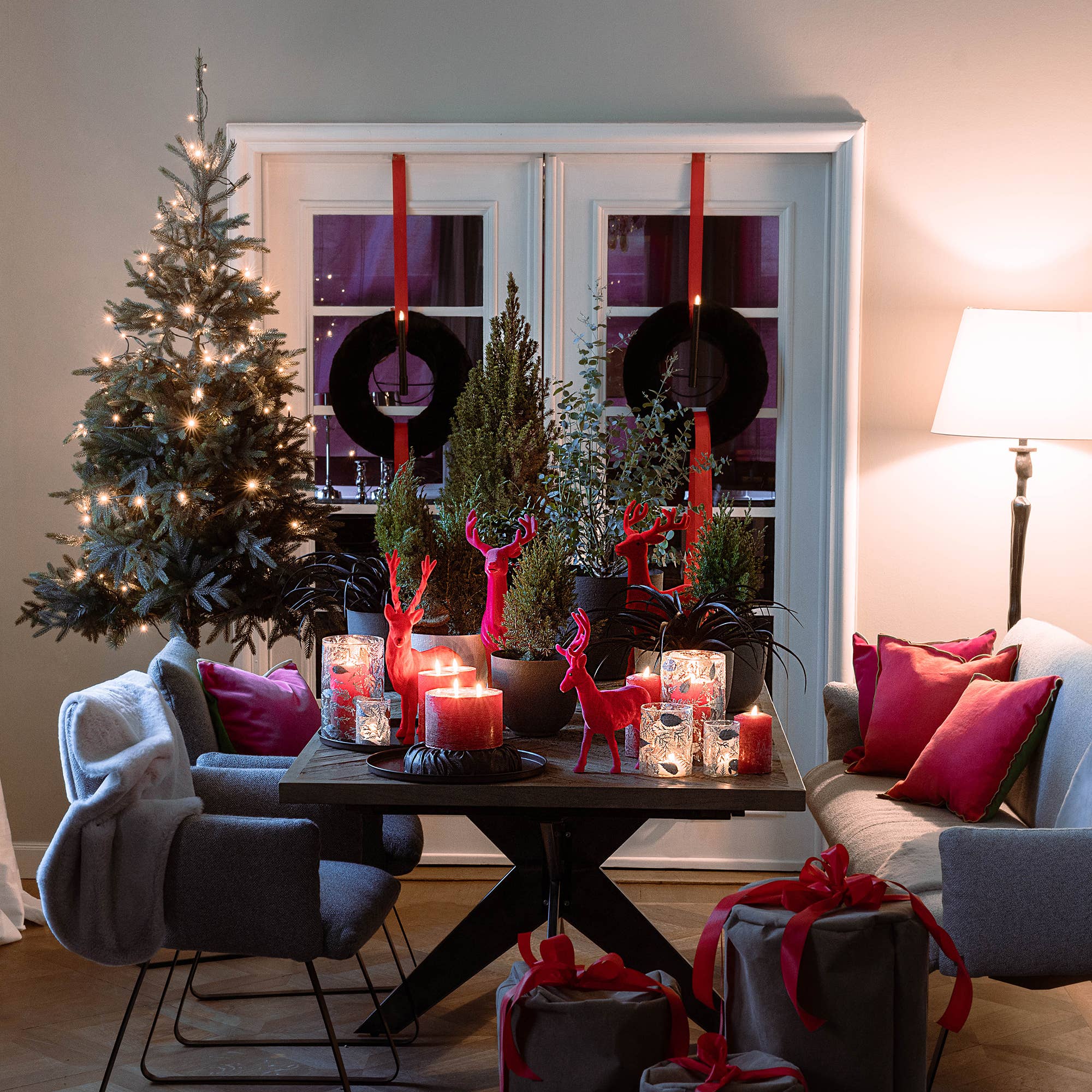 Vosteen - Vendita all'ingrosso Candela antivento - Lampada da vento in vetro Bosque, D7cm, H10cm, argento2