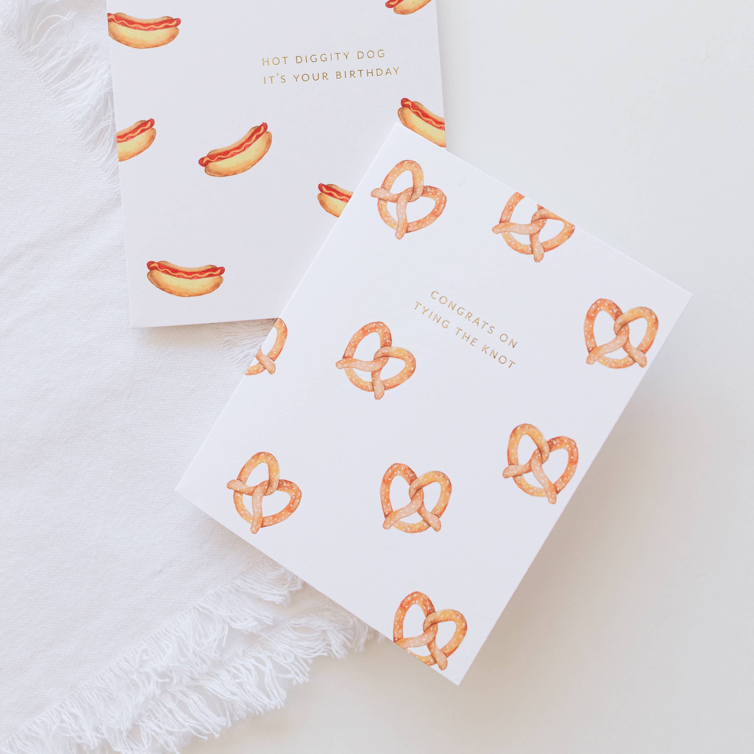 Ramona & Ruth - Wholesale Wedding Card - Pretzel Wedding Card1