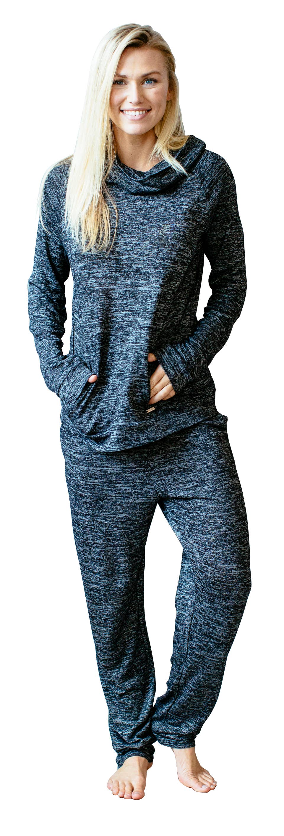 DM Merchandising - Wholesale Tunic Sweater - Women's - Hello Mello Carefree Threads Cowl Neck Top Open Stock0