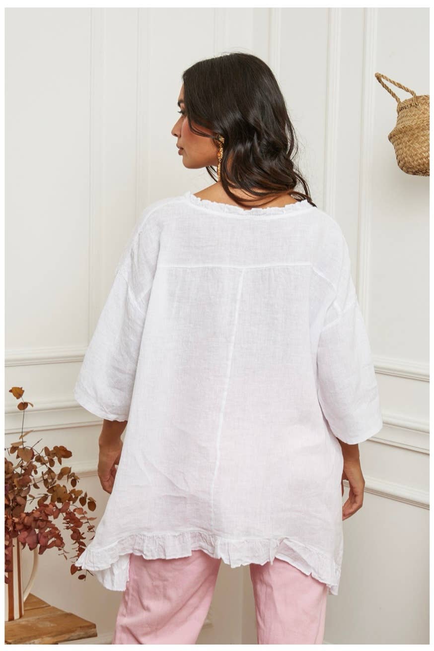 LÉA & LUC - Wholesale Tunic - Women's - 100% Linen Tunic REF.1076844