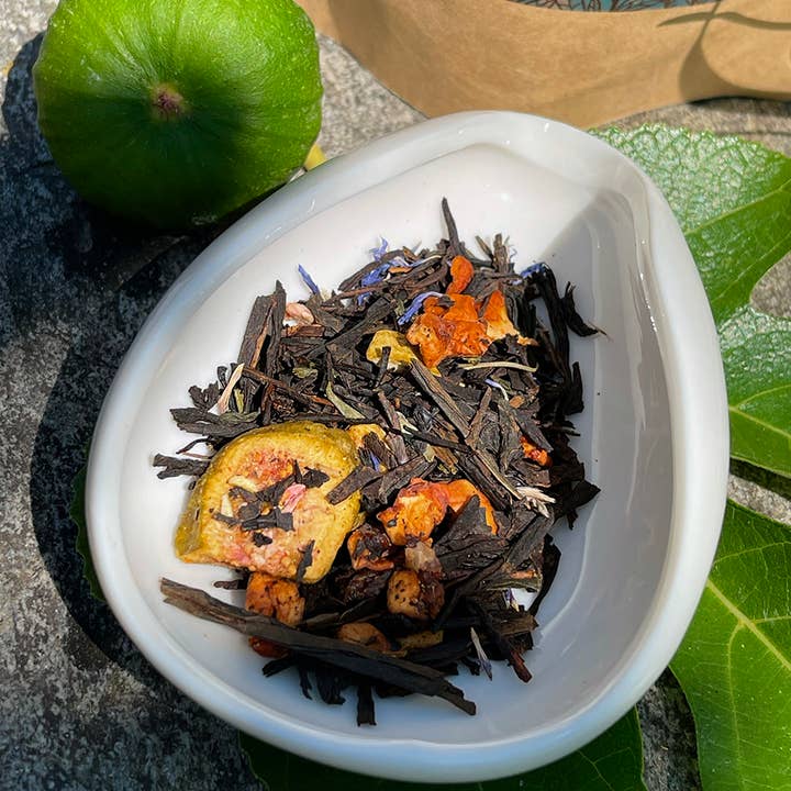 Tea soul - Wholesale Loose Tea - Blend of Black and Green Tea with Fig 50g