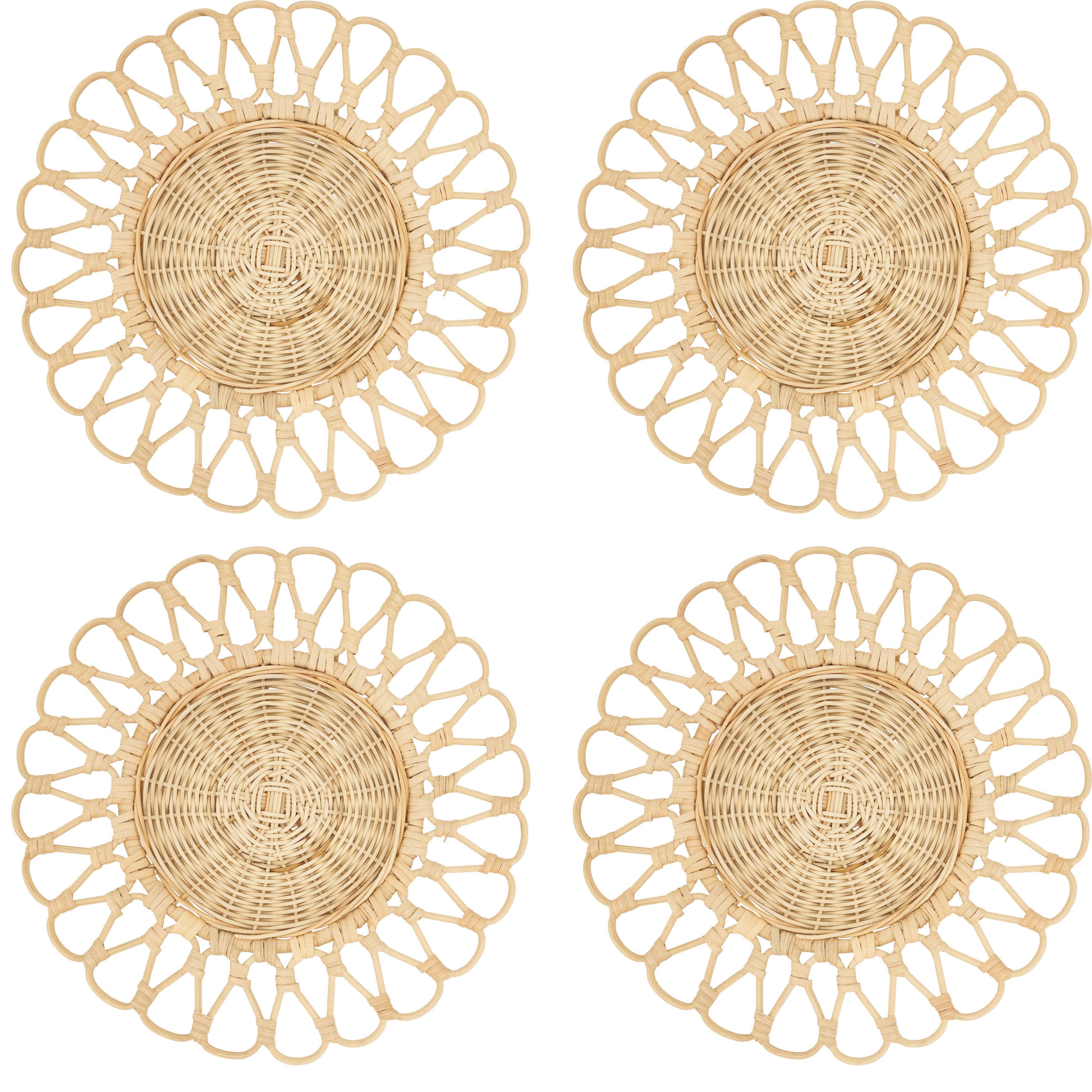 Saro Lifestyle – wholesale Placemat – Rattan Placemat3