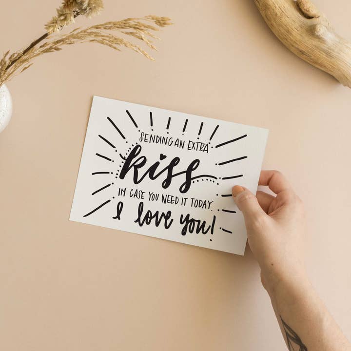 Sending an Extra Kiss for wholesale by The Card Aisle
