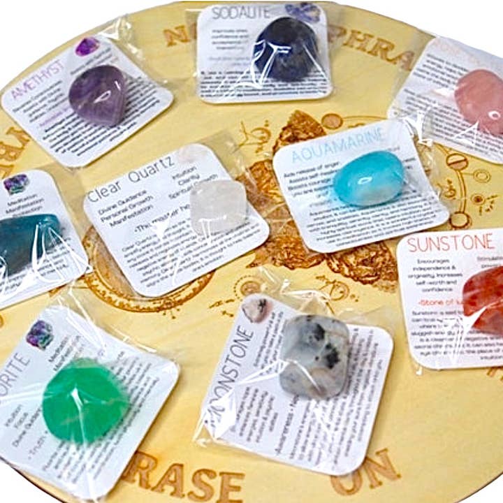 Mind Body Nirvana - Wholesale Spiritual Stone/Crystal - Tumbled Crystals w/ information cards
