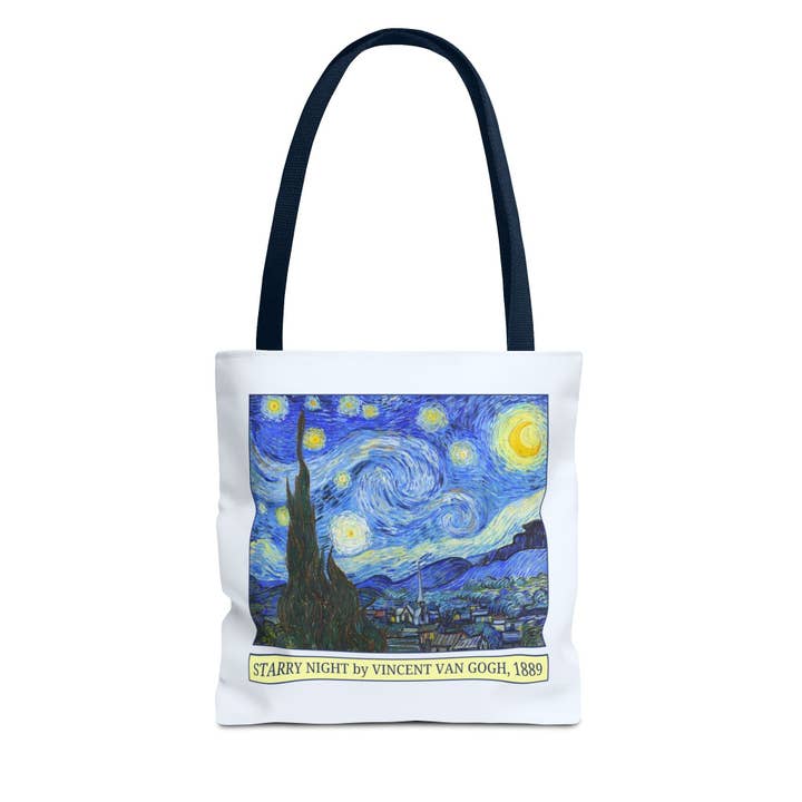 Opal and June - Wholesale Tote Bag - Women's - Starry Night by Vincent Van Gogh Art History Tote Bag12
