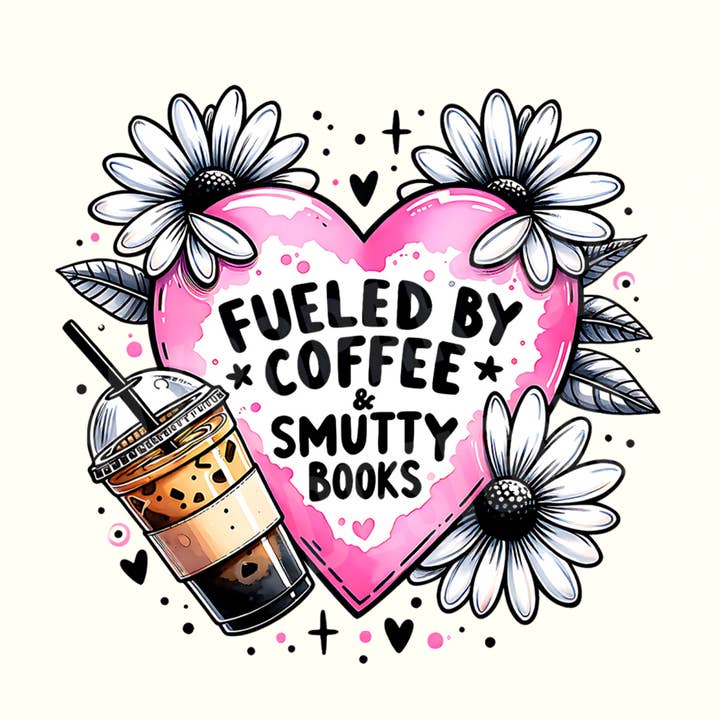 Fueled by Coffee & Smutty Books Magnet – 2"x2" for wholesale by Furever Framed