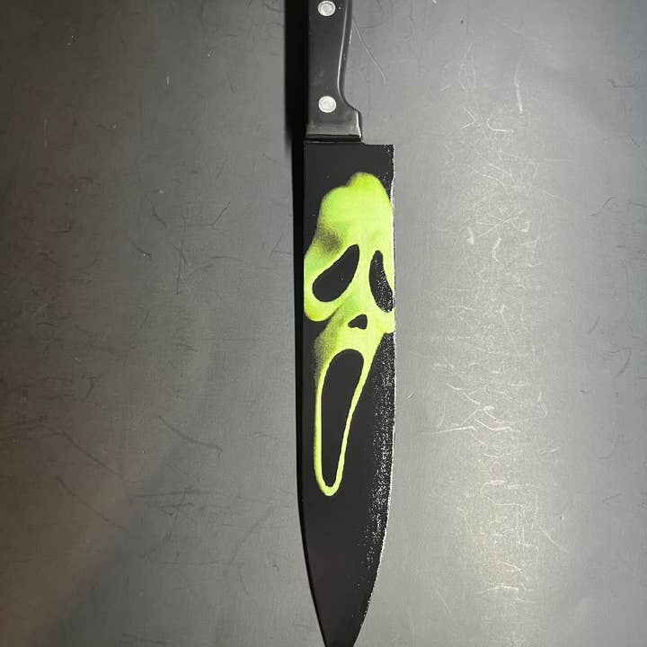 Dead Dave Designs - Wholesale Kitchen/Utility Knife - Stab From Scream Movie Knife With Sublimated Stand6
