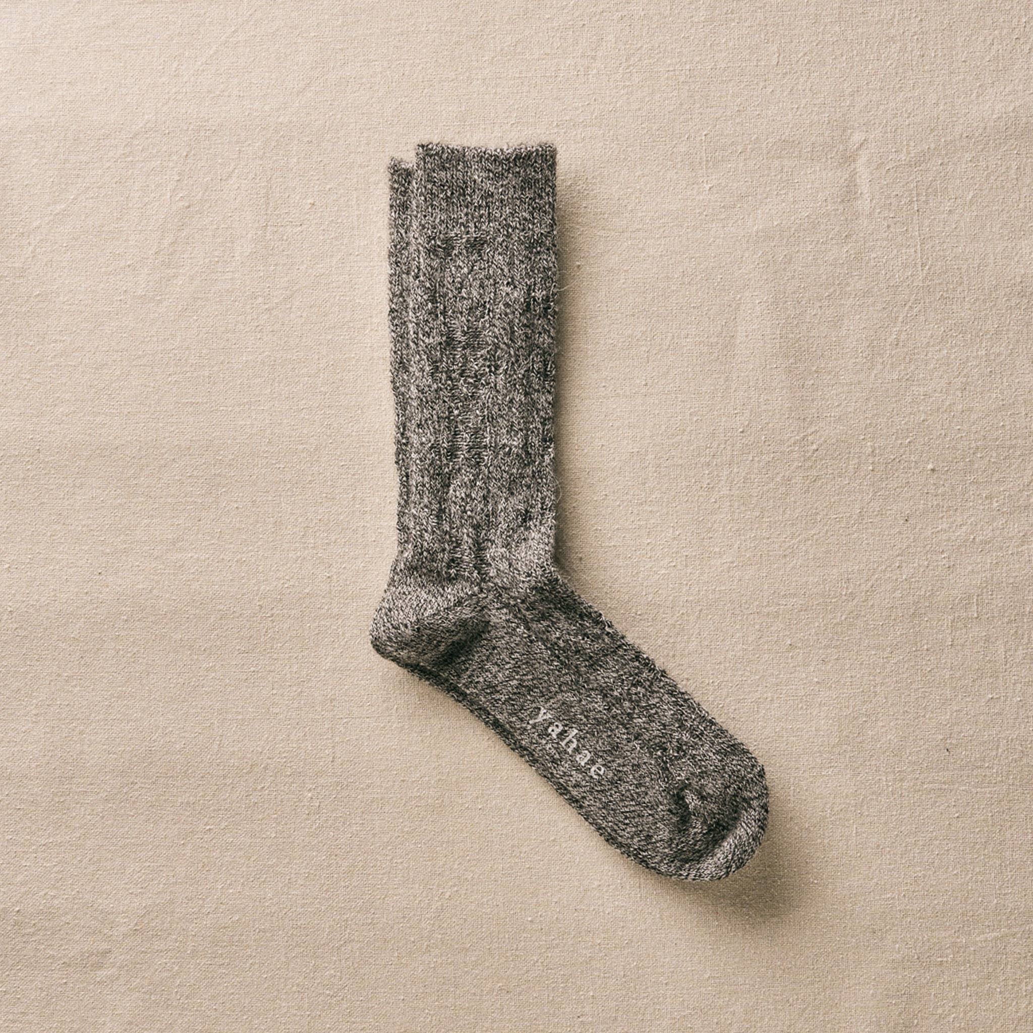 YAHAE – Engroshandel Strømper - Unisex – Alpaca kabelmønstersokker2