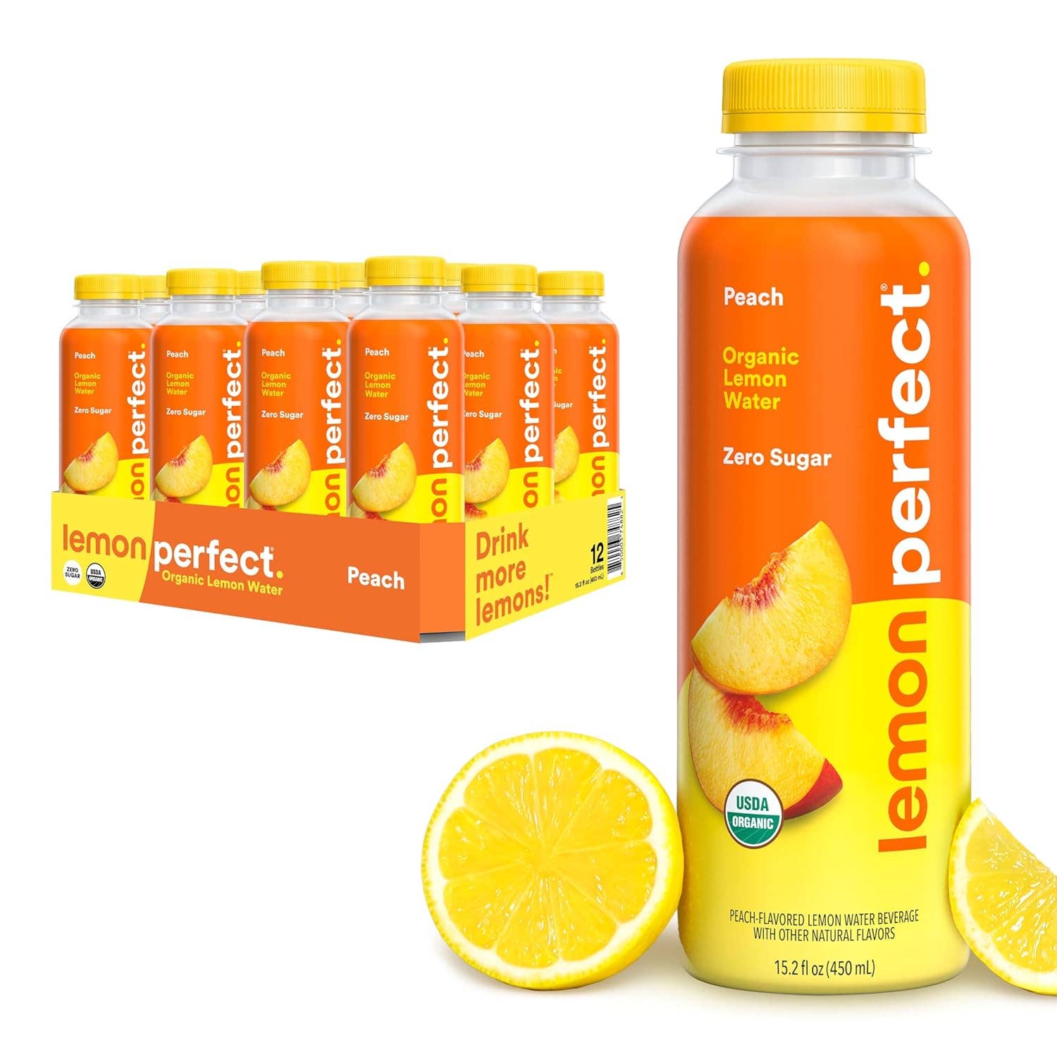 Oasis Snacks - Wholesale Flavored/Infused Water (Non-Carbonated) - Lemon Perfect Cold-Pressed Lemon Water, 15.2oz0