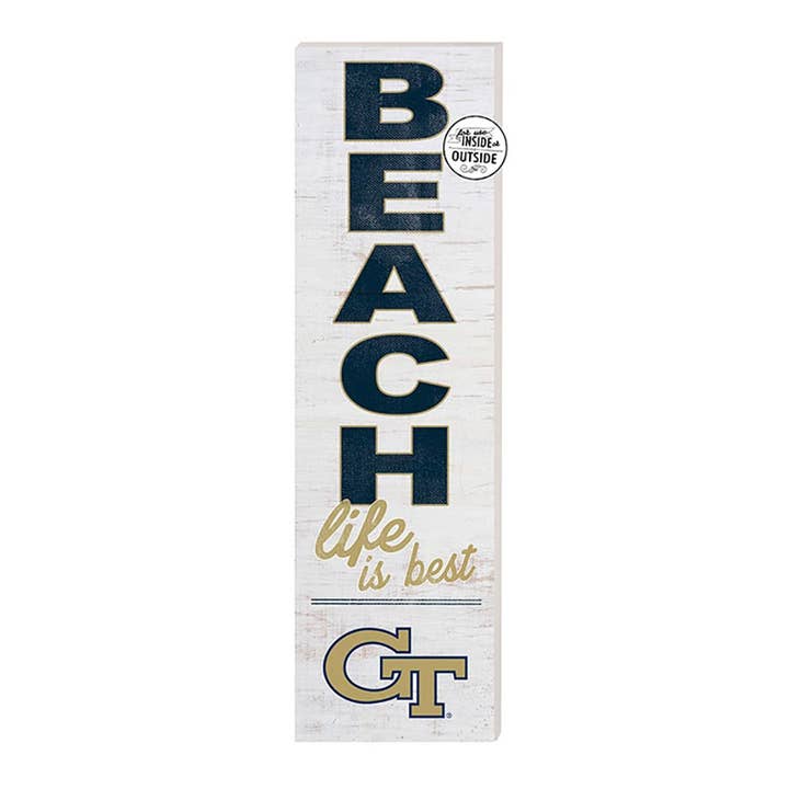 10x35 InOutdoor Beach Life Georgia Tech Yellow Jackets for wholesale by KH Sports Fan