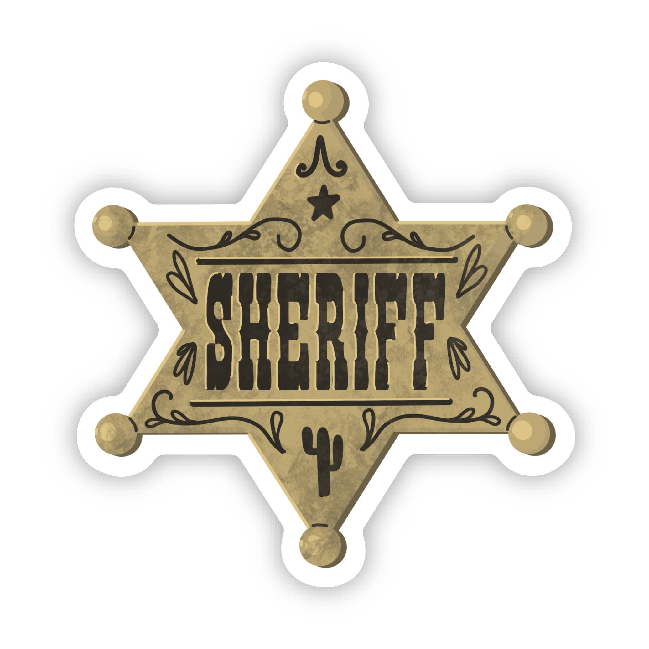 Big Moods - Wholesale Sticker - Western "Sheriff" Sticker