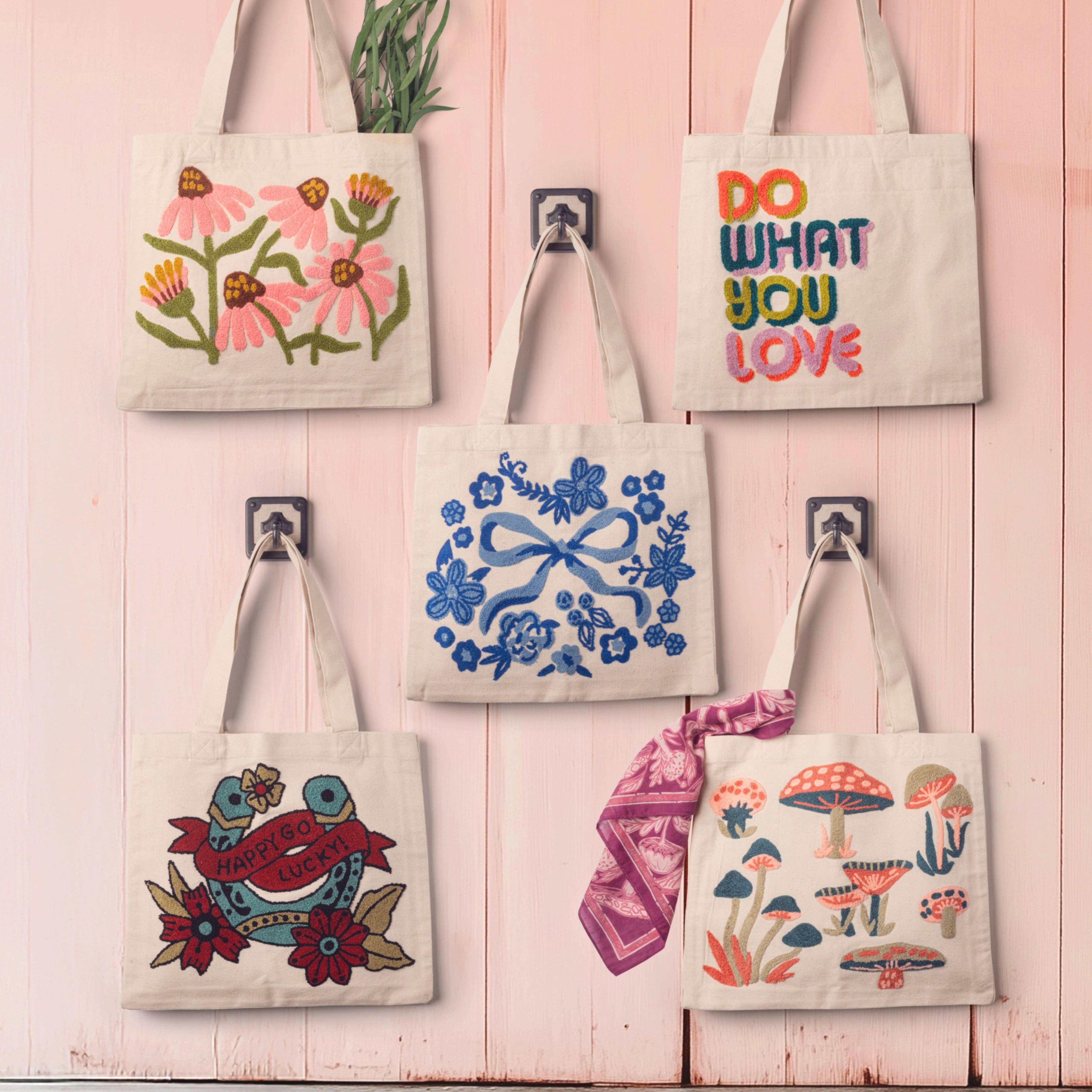 Karma - Wholesale Tote Bag - Women's - Embroidered Canvas Tote2