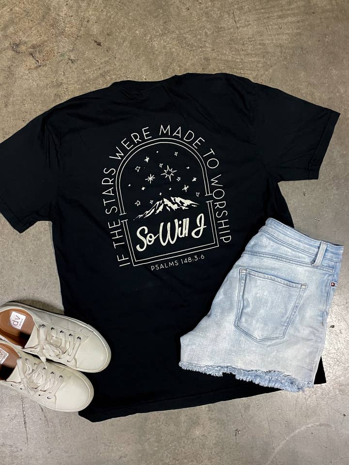 Honey Soul LLC - Wholesale T-Shirt (Graphic) - Unisex - If the Stars Were Made to Worship Graphic Tee